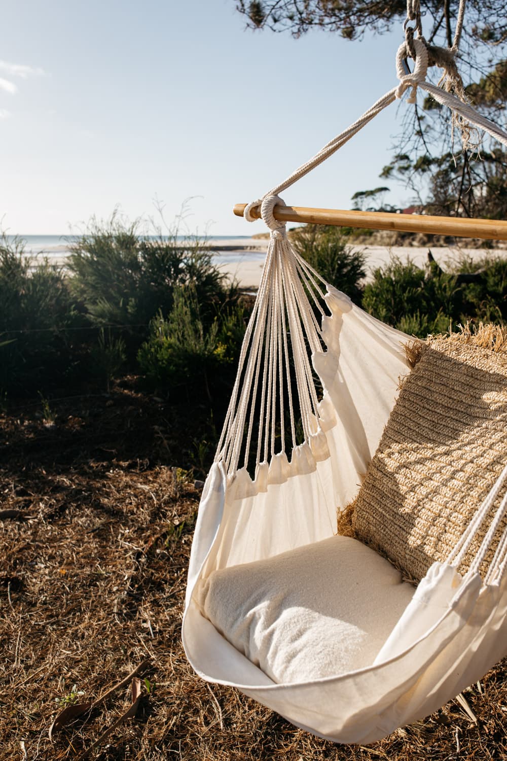 Hammock chair in the garden