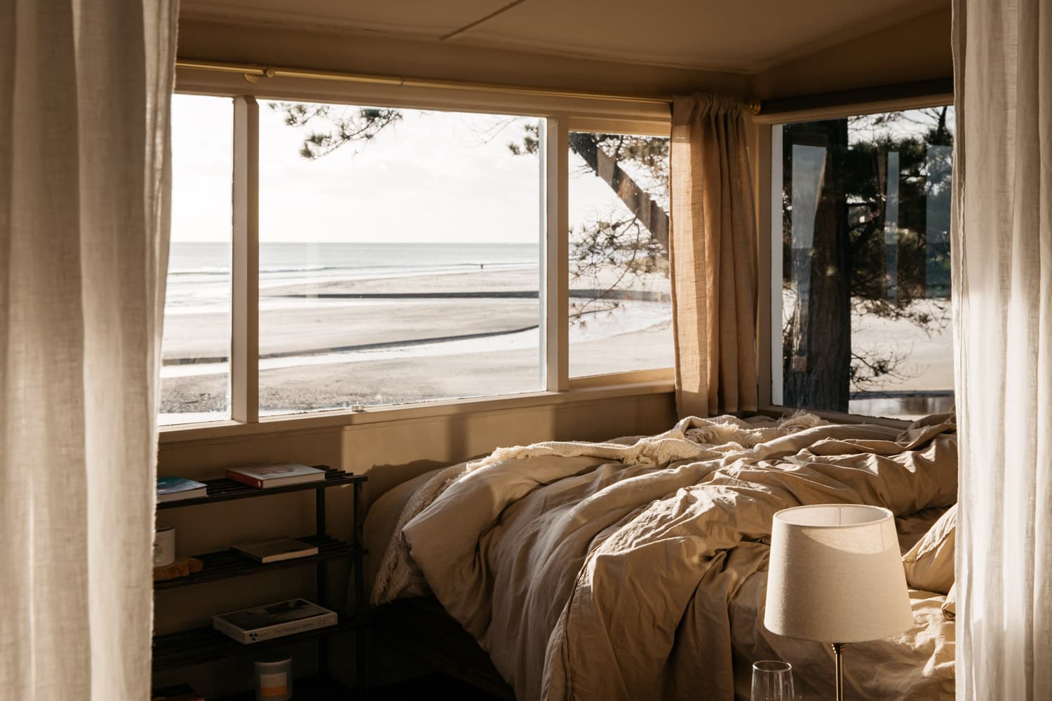 Master bedroom with beach view