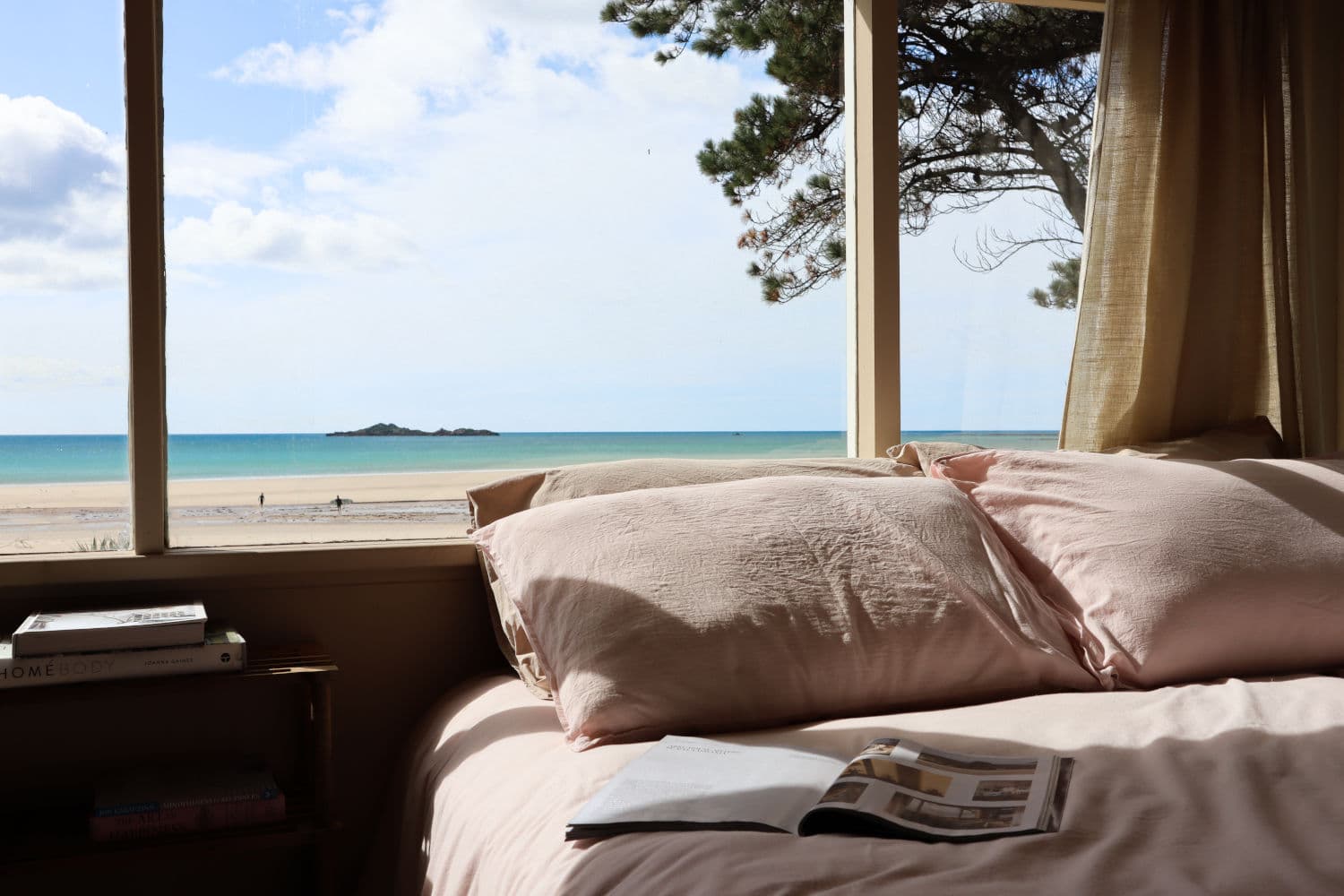 View of Sisters Island and Sisters Beach from bedroom